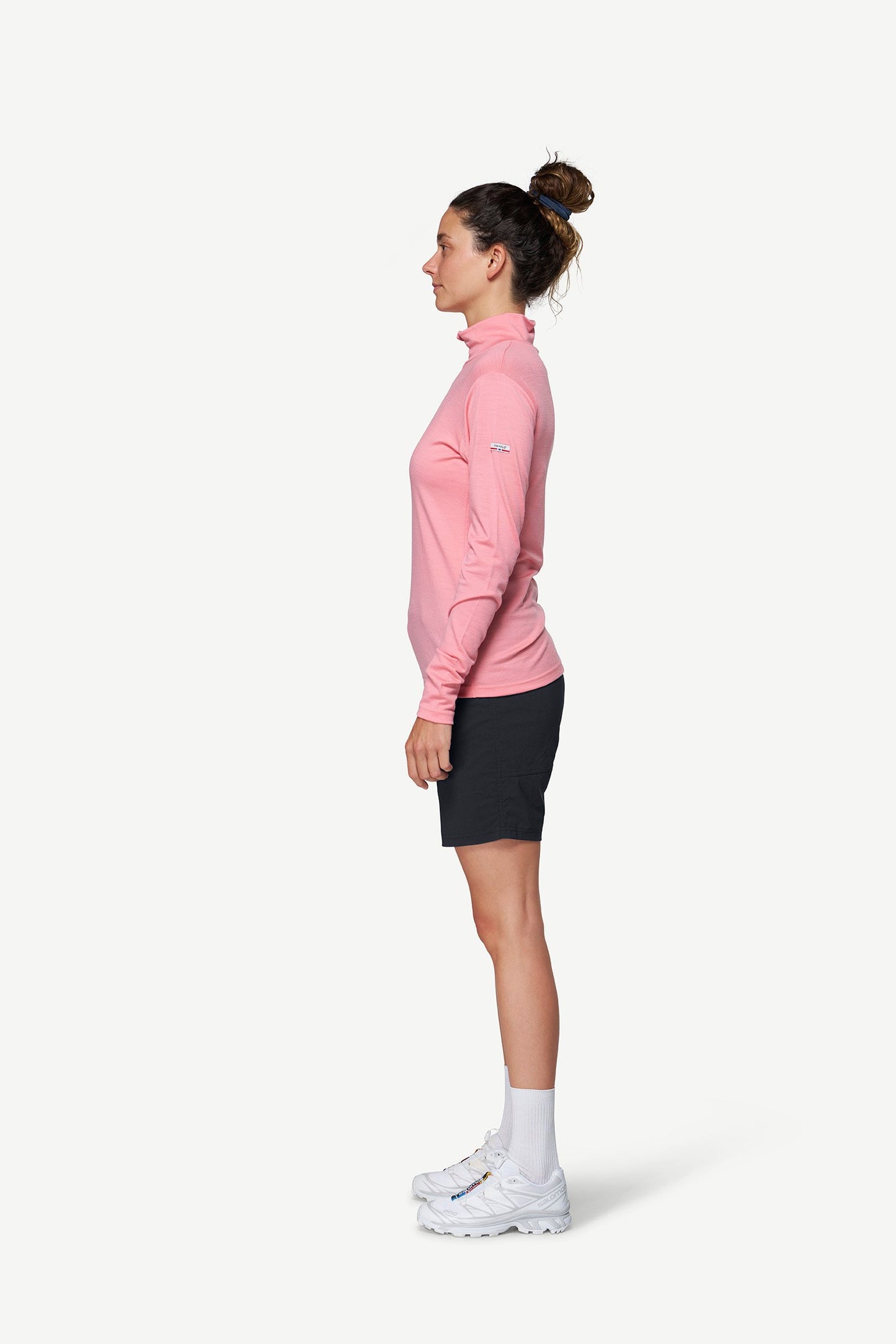 Devold Breeze Plus Merino 200 Zip Neck Wmn - Apricot - S
