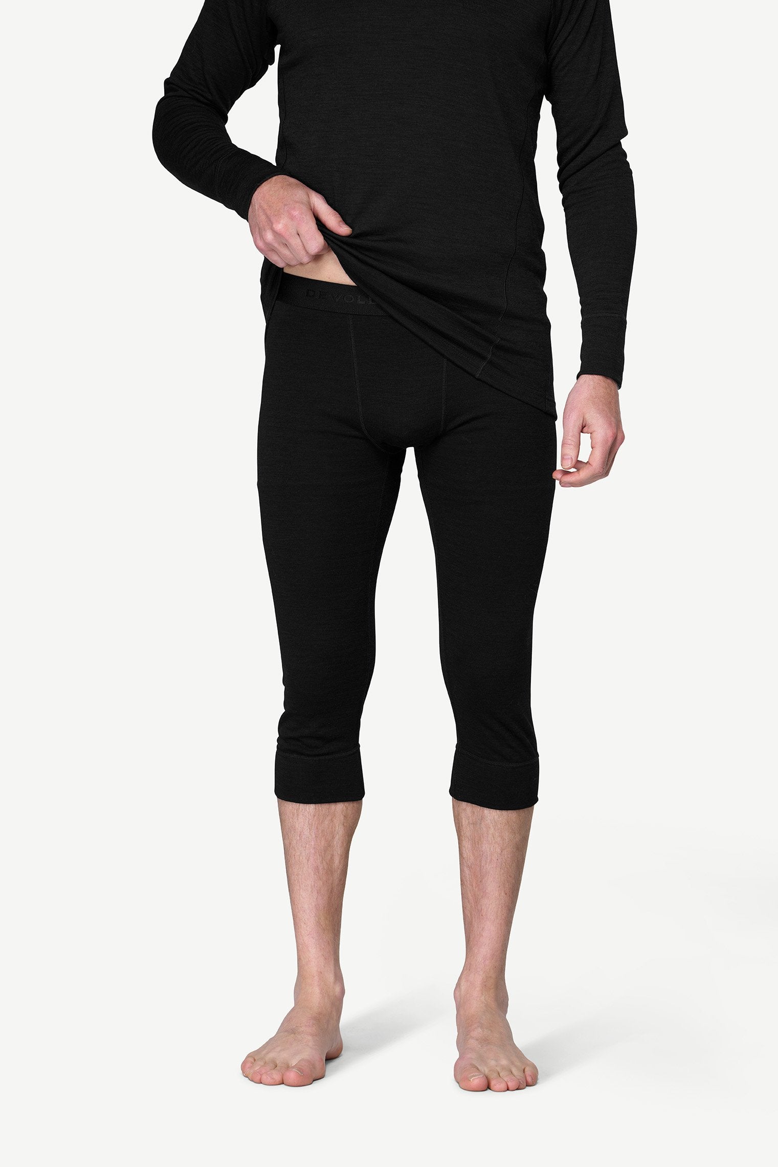 DevoldDuoActiveMerino20534LongsMan-BlackFrongView