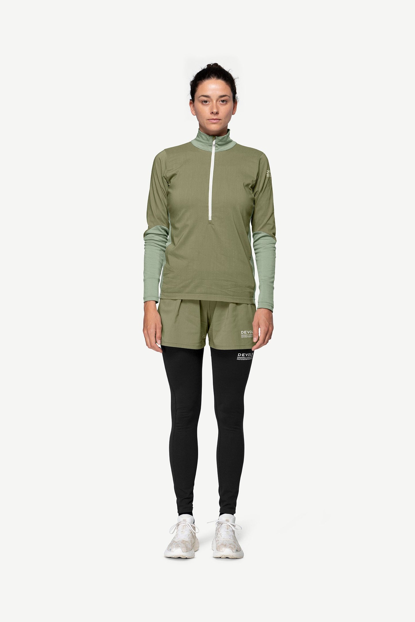 DevoldEnduranceMerinoCoverZipWmn-LichenFrontView