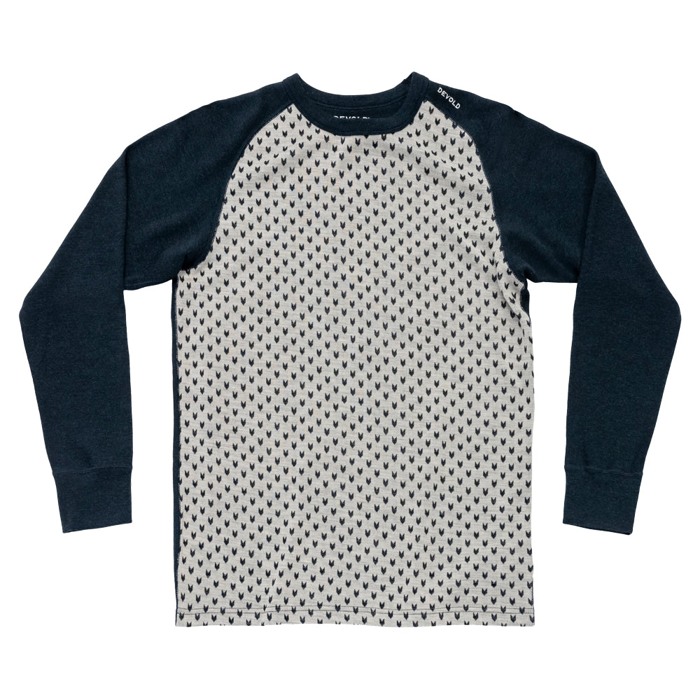 Devold Signature Merino 230 Shirt Man - Raw White/Ink - L
