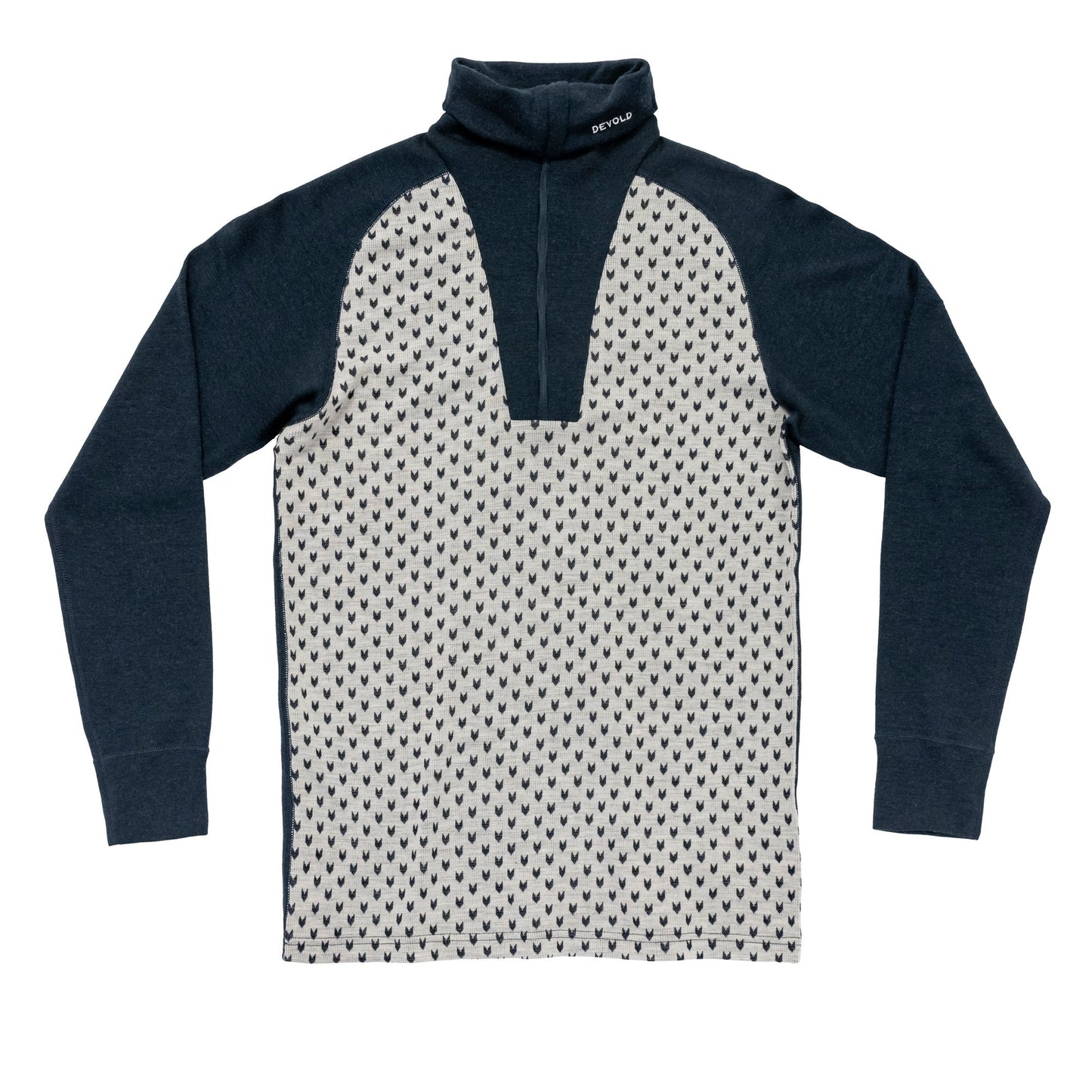 DevoldSignatureMerino230ZipMan-InkRawwhite
