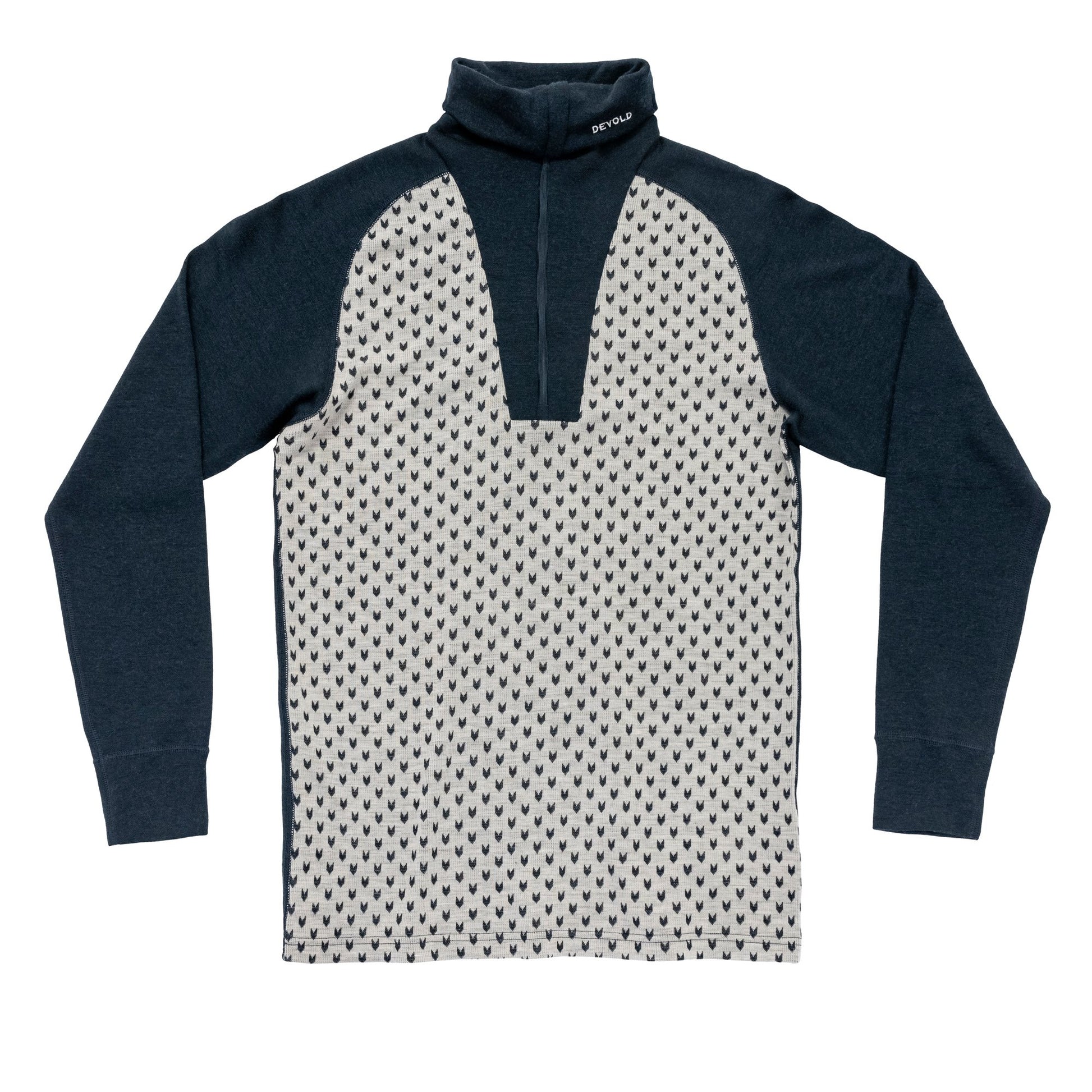 DevoldSignatureMerino230ZipMan-InkRawwhite