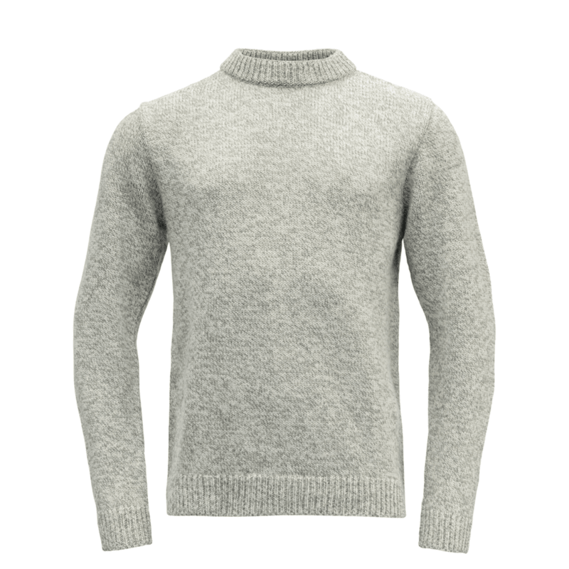 Devold_Arktis_Wool_Sweater_-_Grey_Melange_-_L