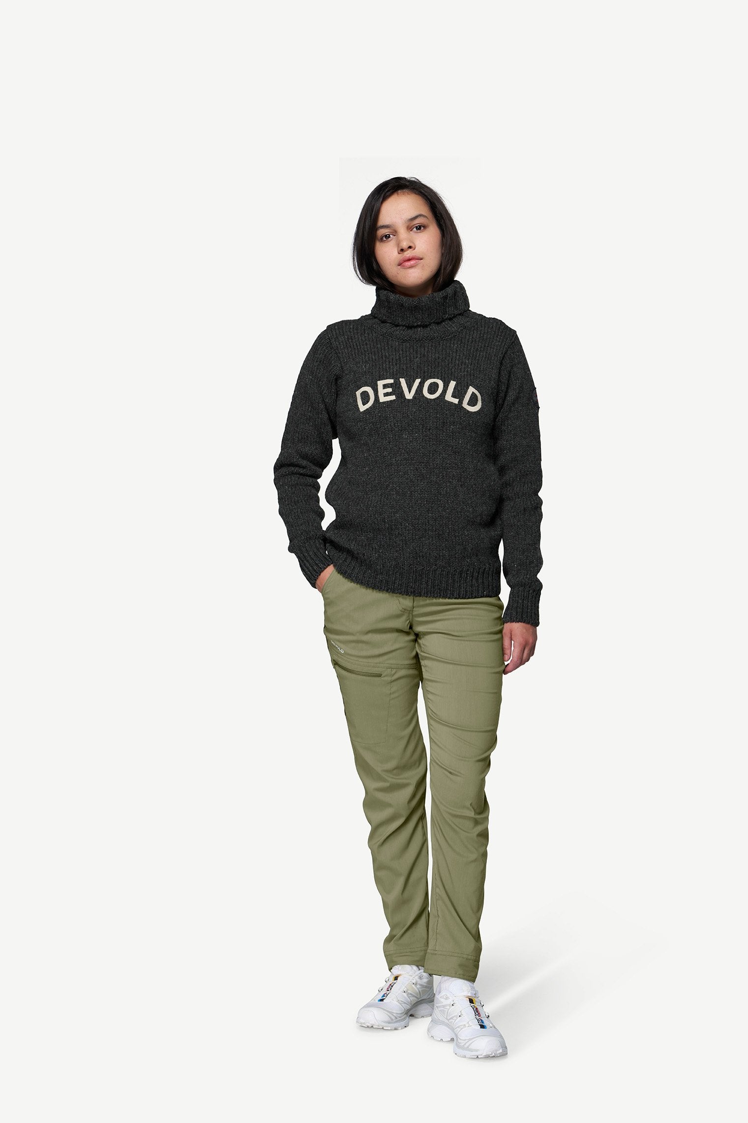 Devold_Nansen_Legacy_High_Neck_-_Anthracite_Offwhite_Women