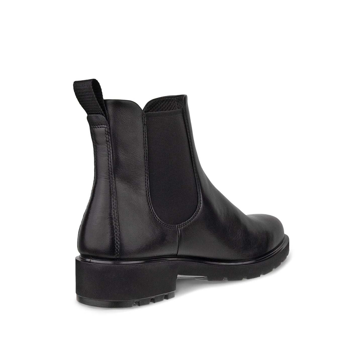 EccoMetroViennaChelseaBlackBootsBackSideView