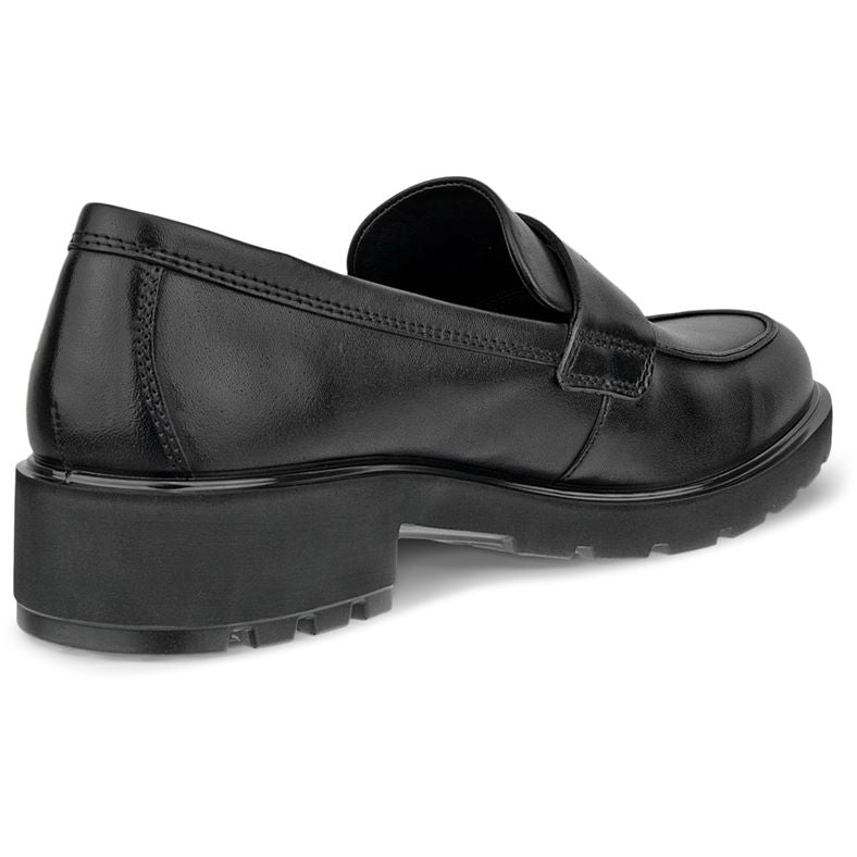 EccoMetropoleViennaLoaferBlackBackSideView