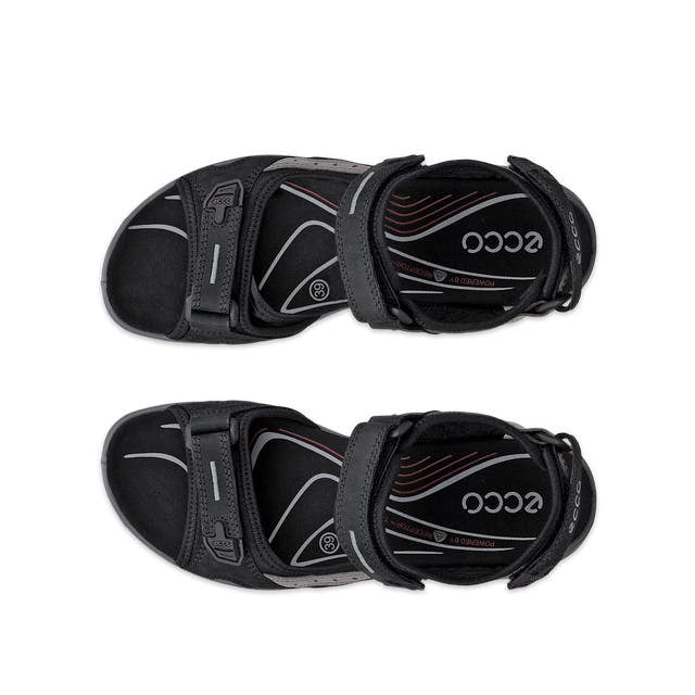 EccoOffroadBlackSandalPairAngle