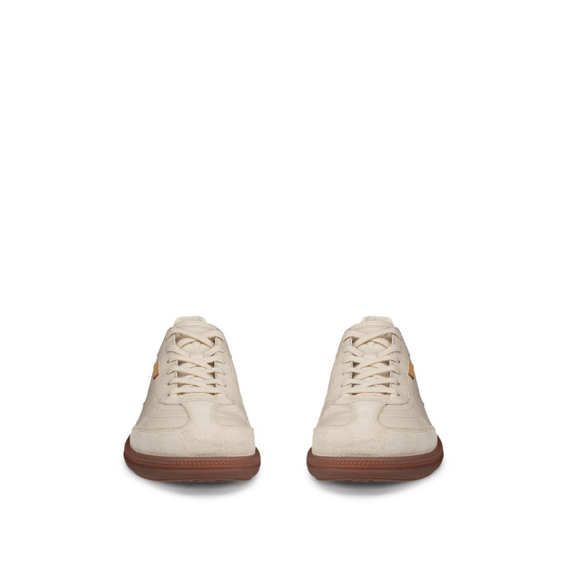 EccoSoft11LimestoneShoespairfrontview