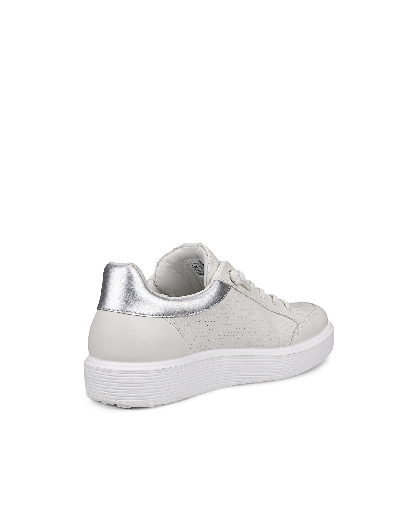EccoSoft60WhiteSilverBackSideView