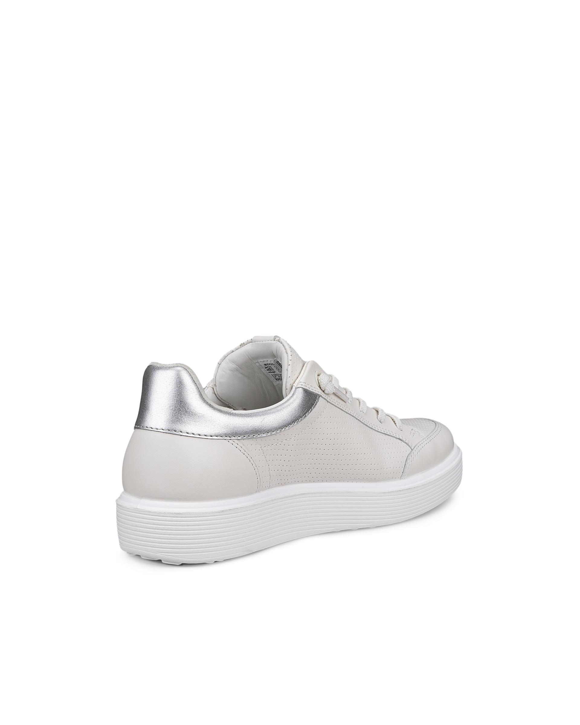 EccoSoft60WhiteSilverBackSideView