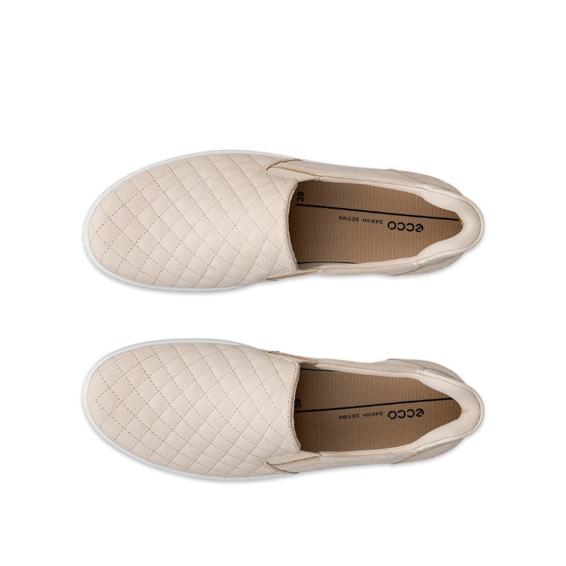 EccoSoft7LimestoneShoespairtopview