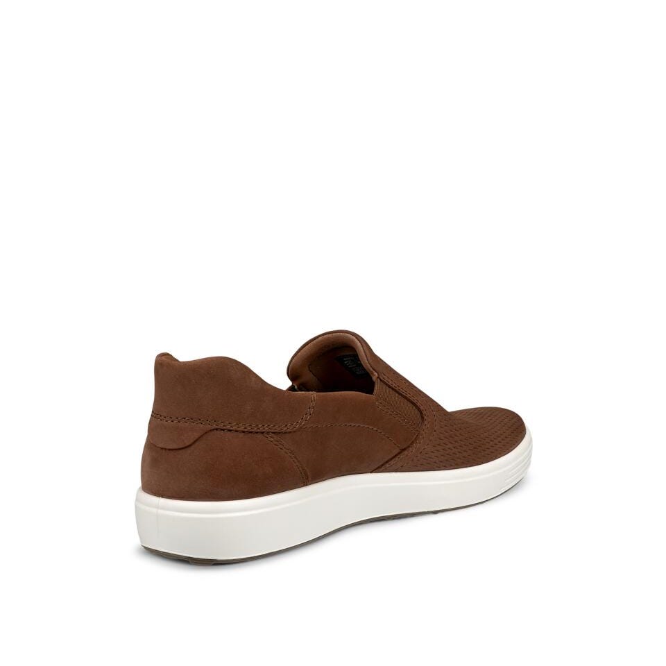 Ecco Men's Soft 7 Slip On Sneakers - Cocoa/Brown