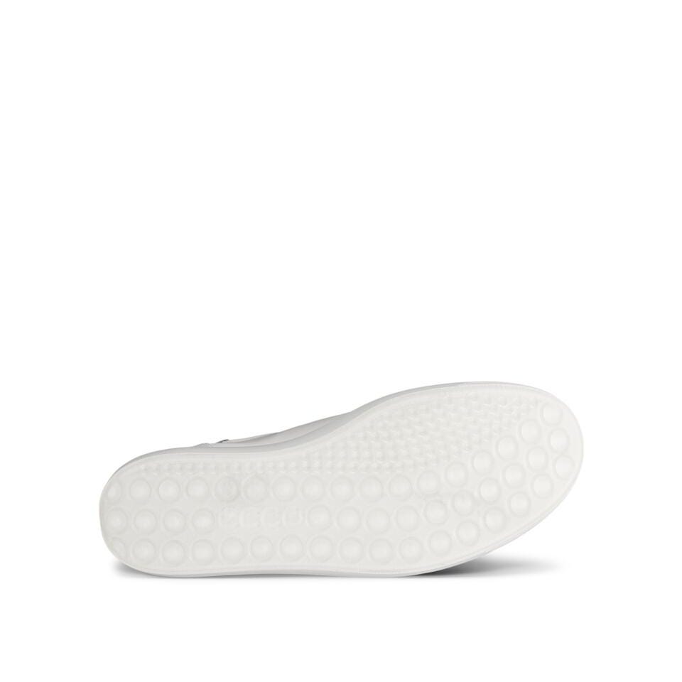 Ecco Women's Soft 7 Sneaker - White/Silver