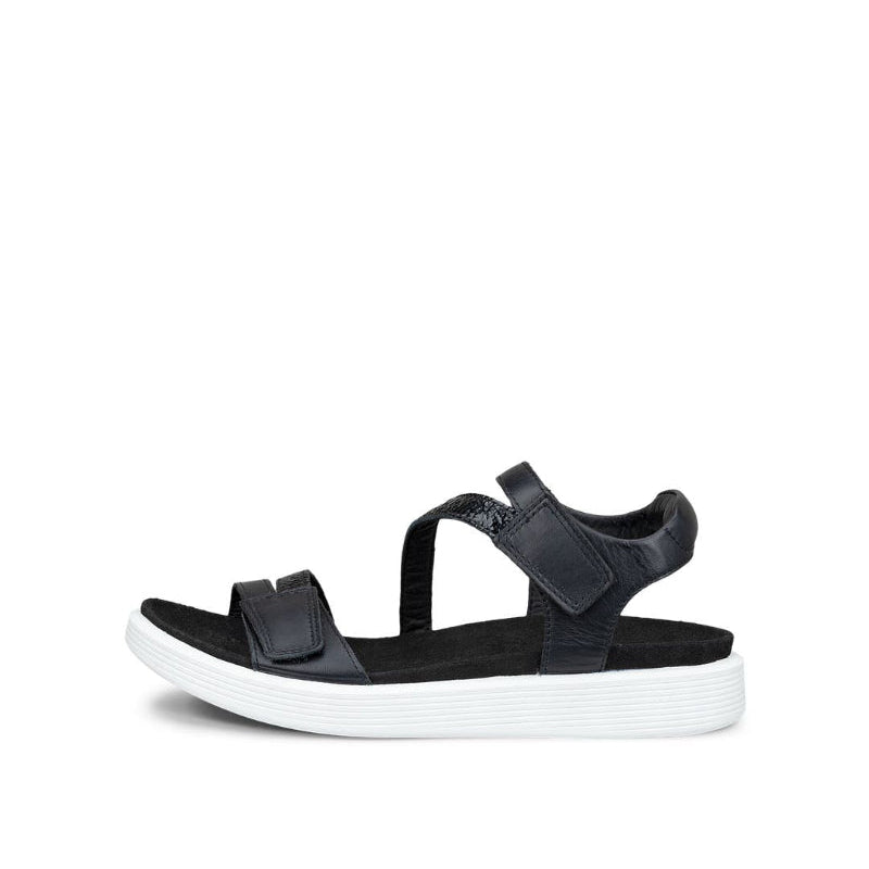 EccoSoftSandalBlacksideview