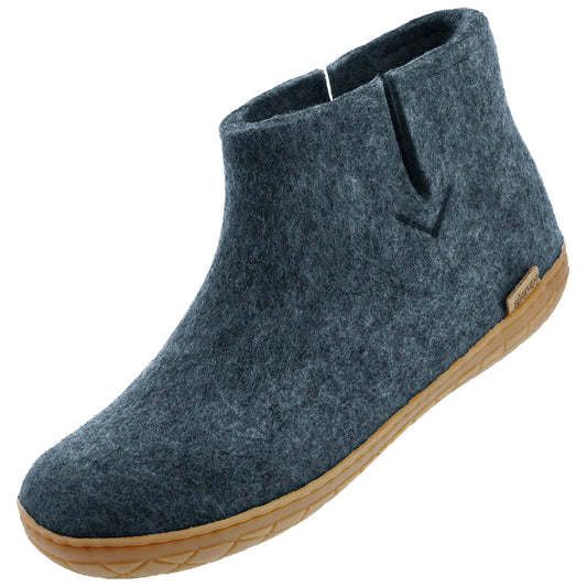 Glerup Slippers Denim Honey Rubber