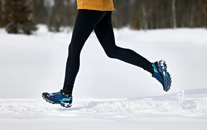 IceBug Men's Pytho6 BUGrip Trail Runner - Dark Blue Mint