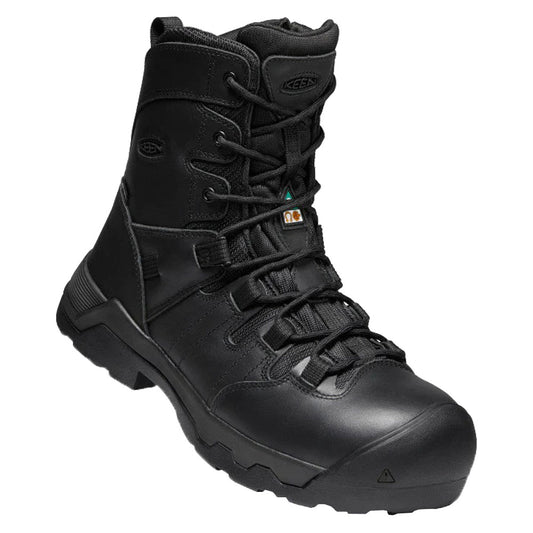 Keen CSA Oshawa + 8" Waterproof & Polar Traction Boots - Black