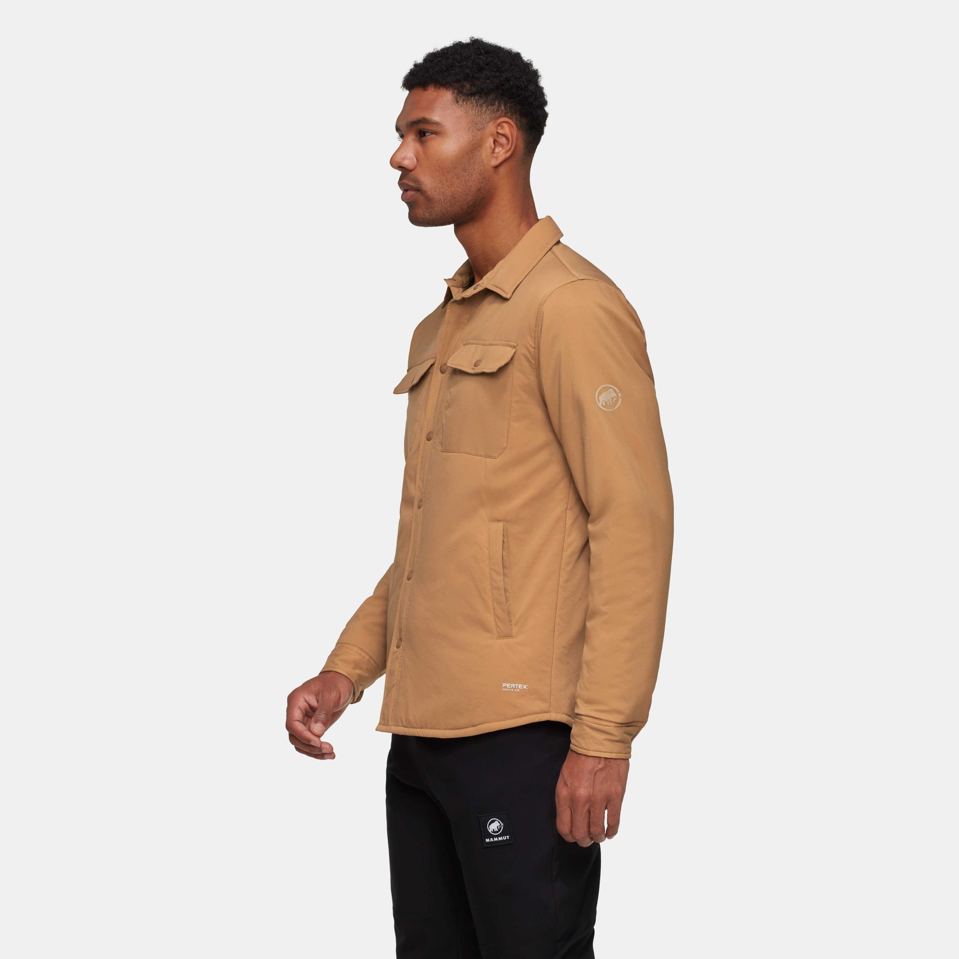 MammutSeonINOvershirtClaystoneLifeStyleSideView