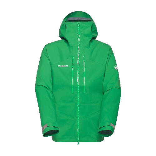 Mammut Men's Taiss HS Green Hooded Jacket - Pinea Medium Regular Fit