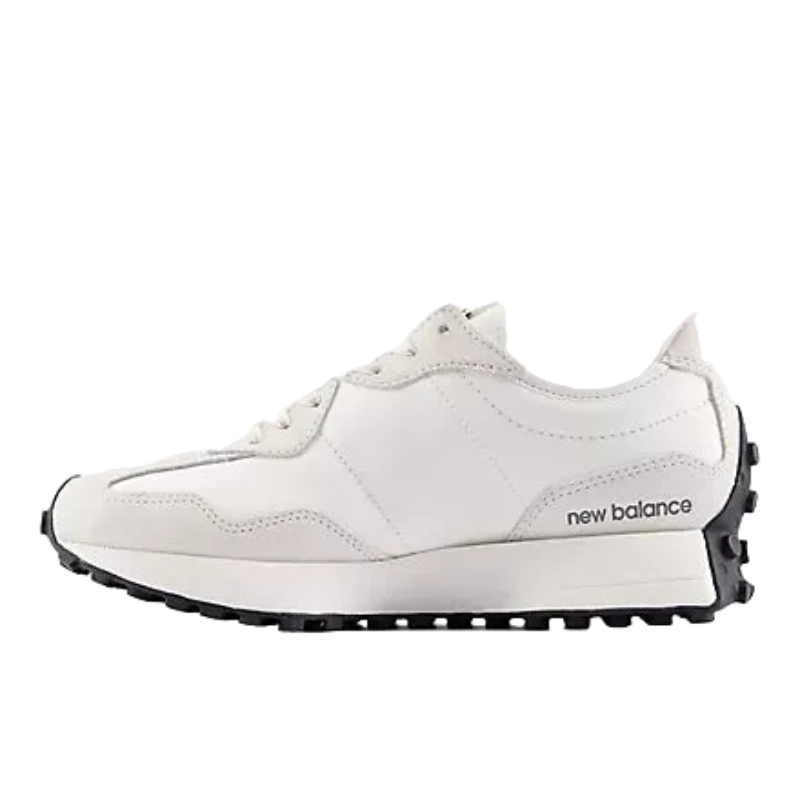 Chill white sneaker with black sole, perfect for mountain trails or laid-back outdoor vibes.