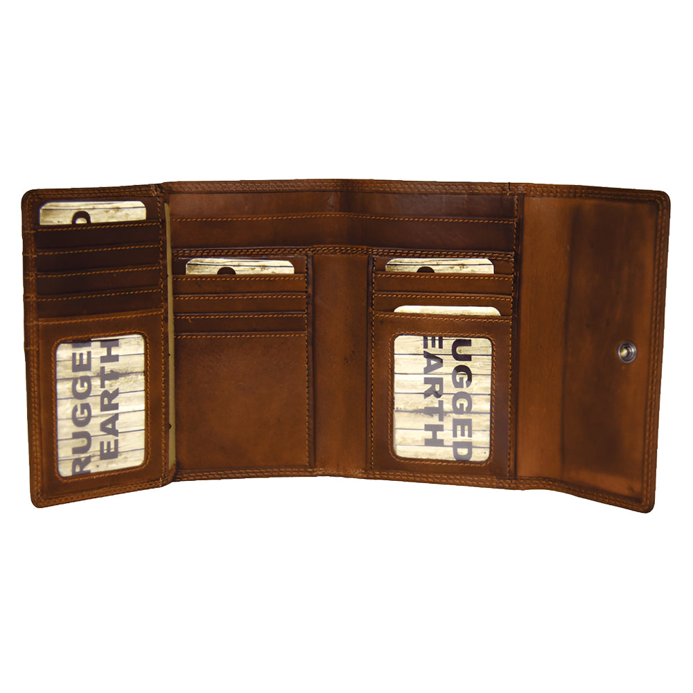 Rugged Earth leather Wallet 990016