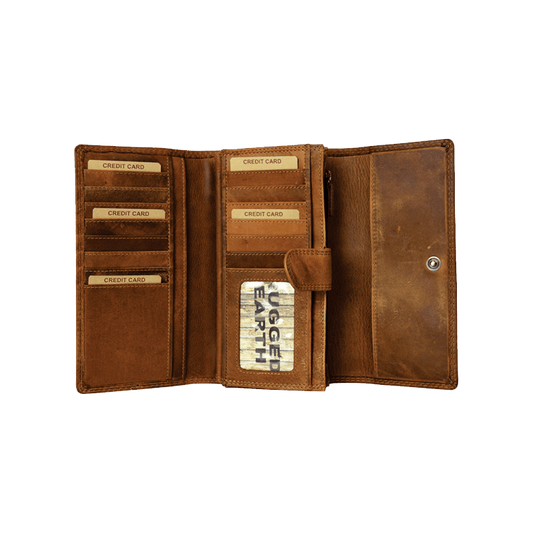 Rugged Earth Leather Wallet 990001