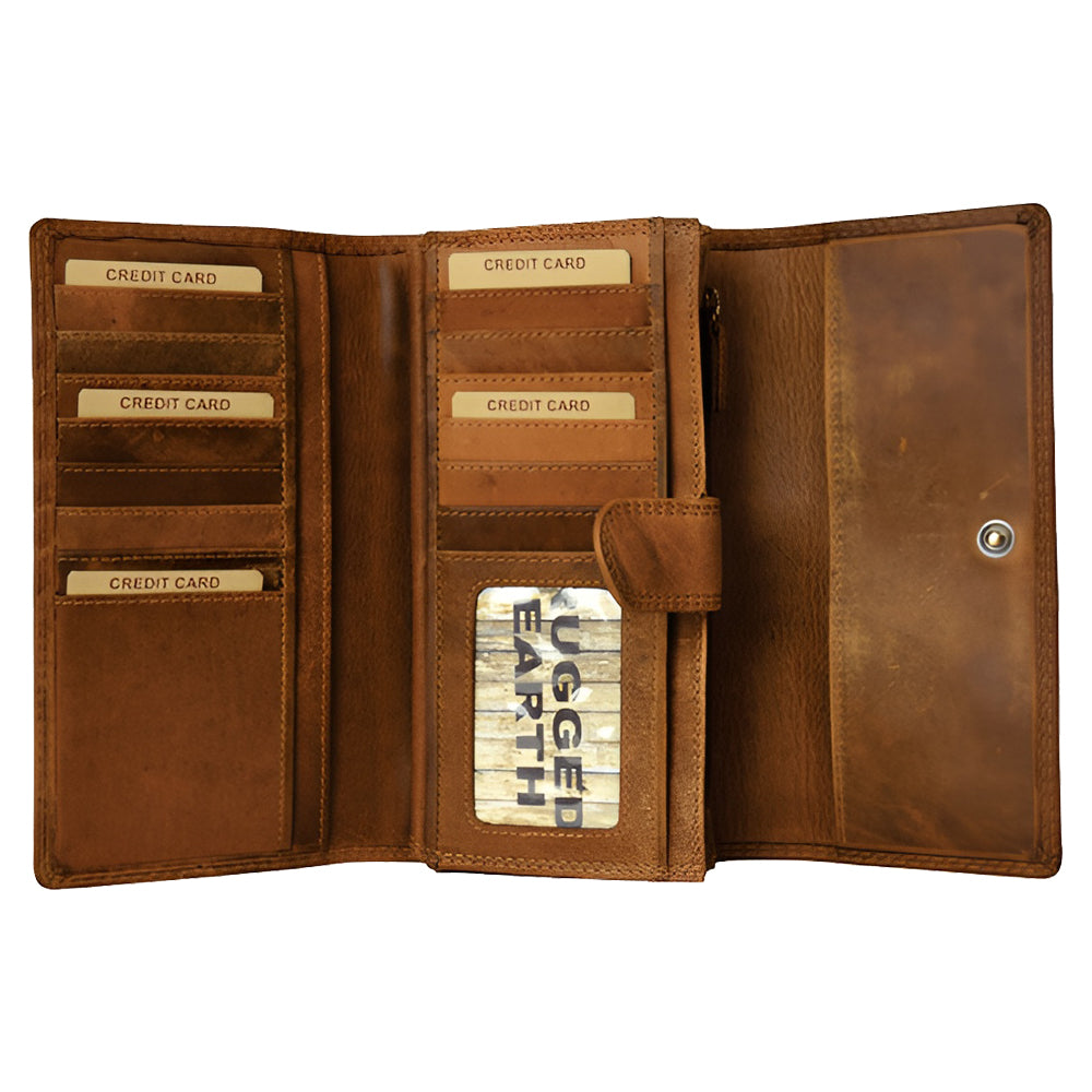 Rugged Earth Leather Wallet 990001