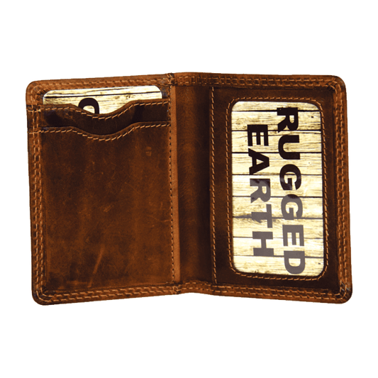 Rugged Earth Leather Card Holder Wallet 990017