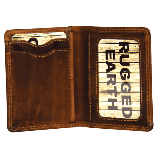 Rugged Earth Leather Card Holder Wallet 990017