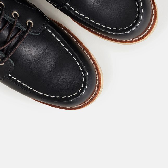 Red Wing Women's Classic 6" Moc Black Boundary Leather Boots