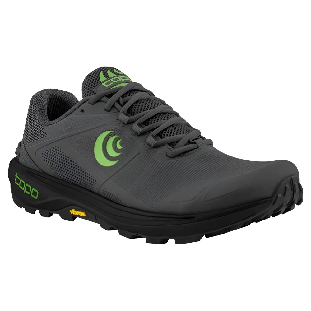 Topo Athletic Men's Terraventure 4 Grey/Lime Wide