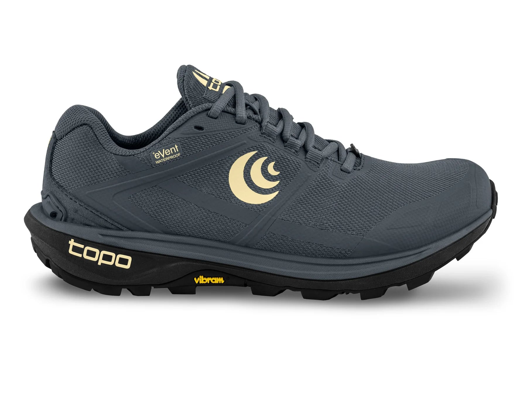 Topo Athletic Women's Terraventure 4 Waterproof Trail Shoe - Grey/Butter - Kumpfy Shoes