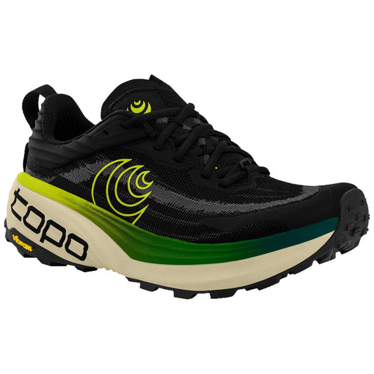 Topo Athletic Vista Black/Lime Wide