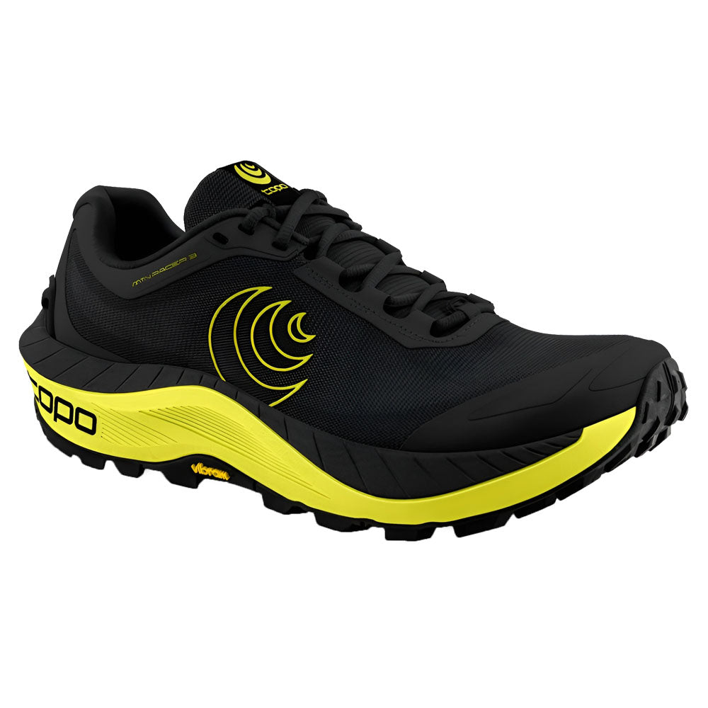 Topo Athletic Men's Mtn Racer 3 Black/Lime