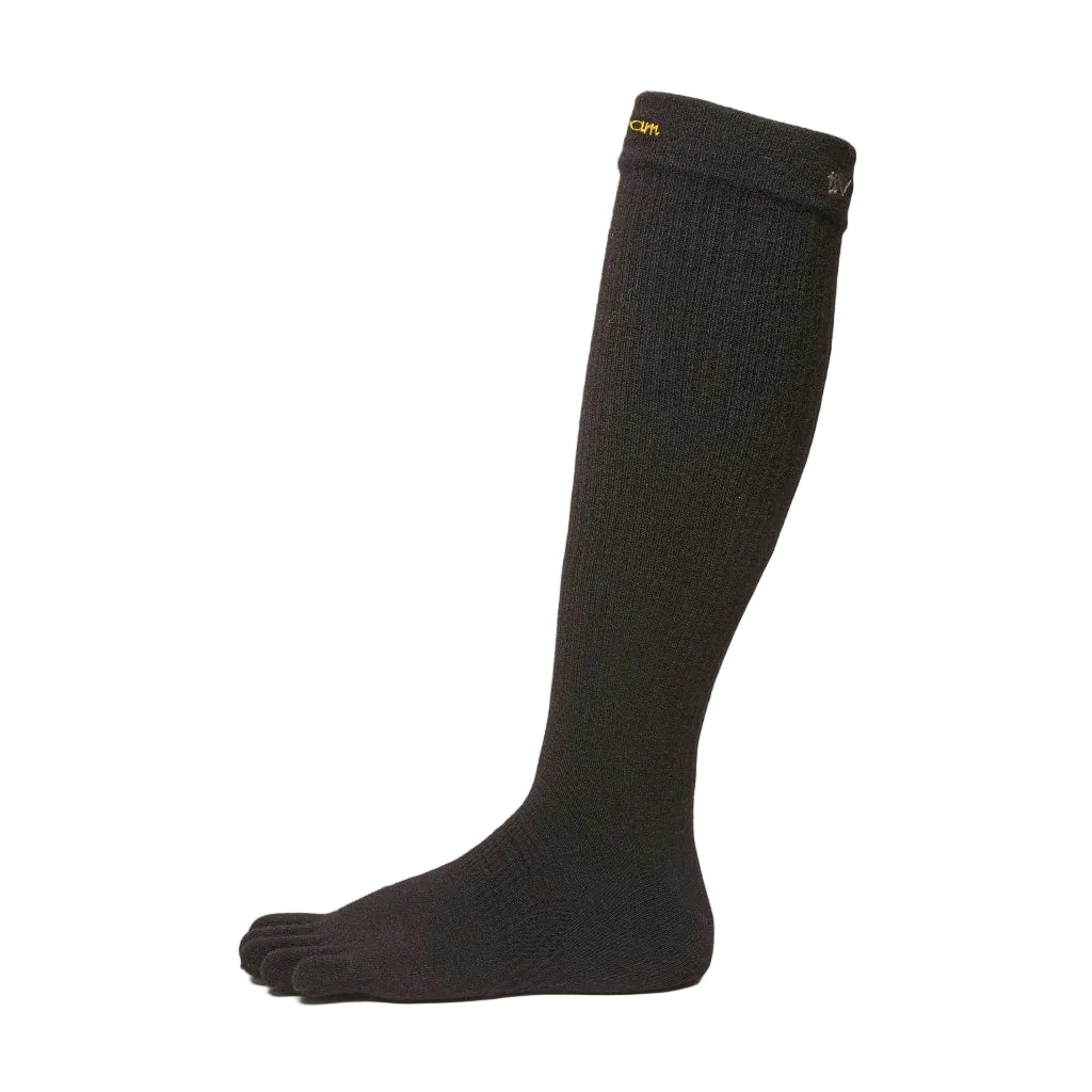 Vibram High Crew Toe Socks - Black