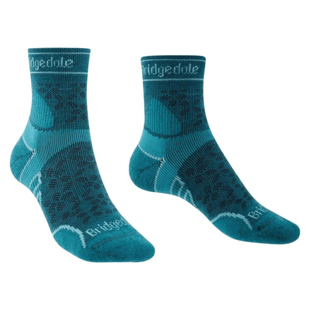 Bridgedale Socks Trail Run Light Weight Merino WMS Teal