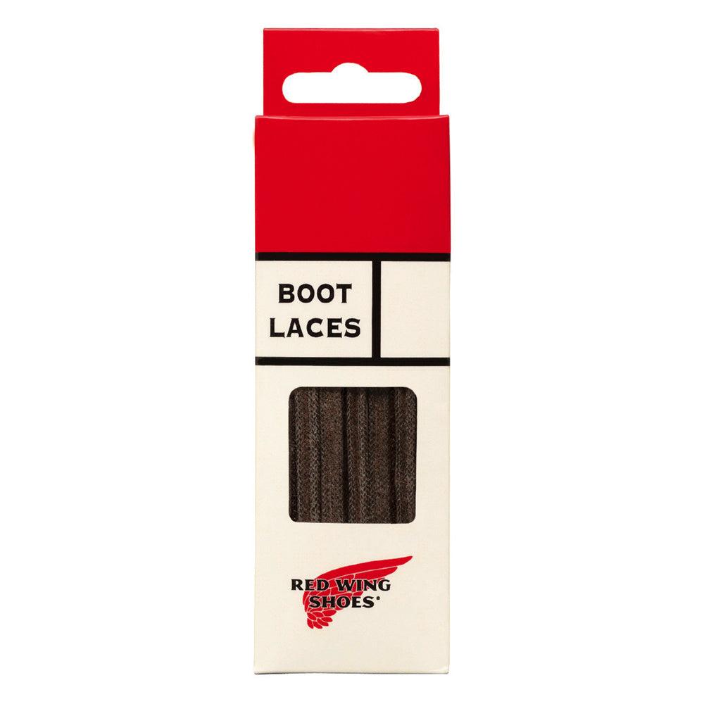 Red Wing Laces Brown Flat Waxed 24" - Kumpfy Shoes