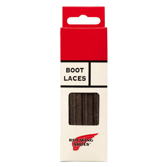 Red Wing Laces Brown Flat Waxed 36"