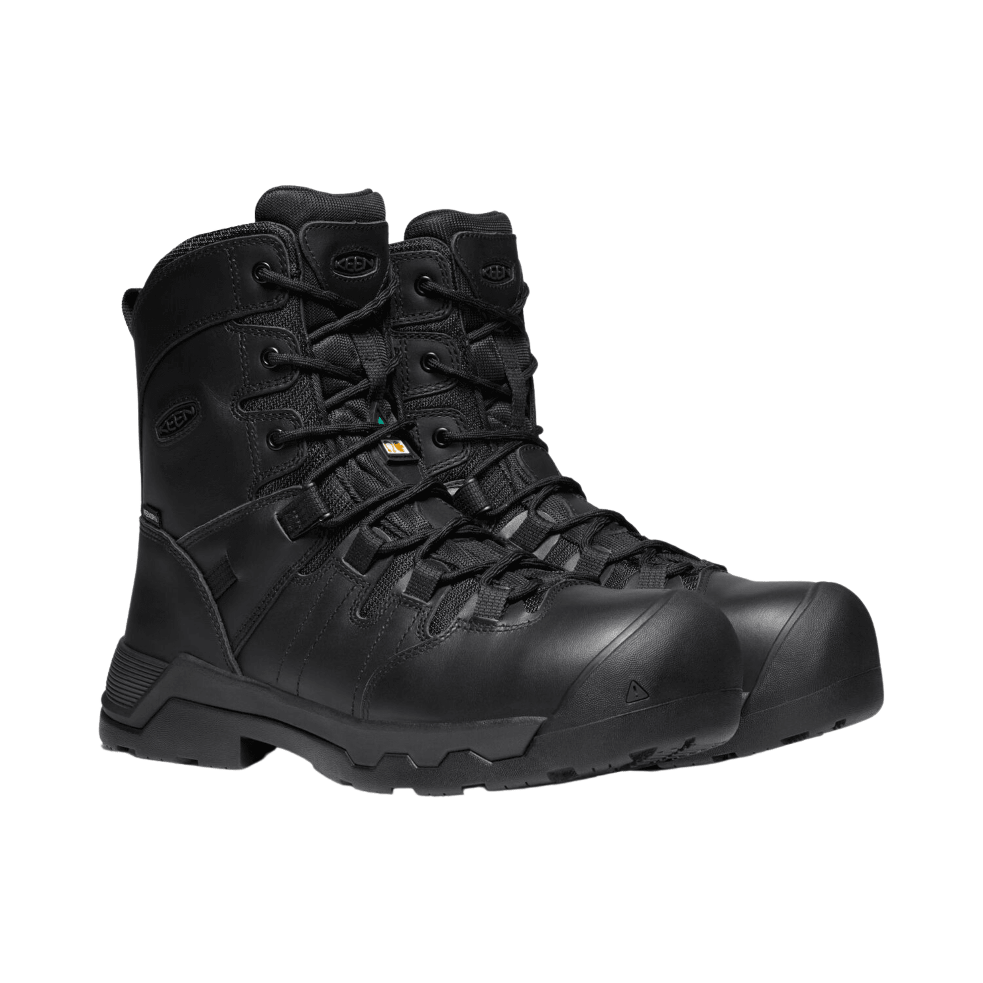 Keen Oshawa CSA 8" Side Zip WP Black - Kumpfy Shoes