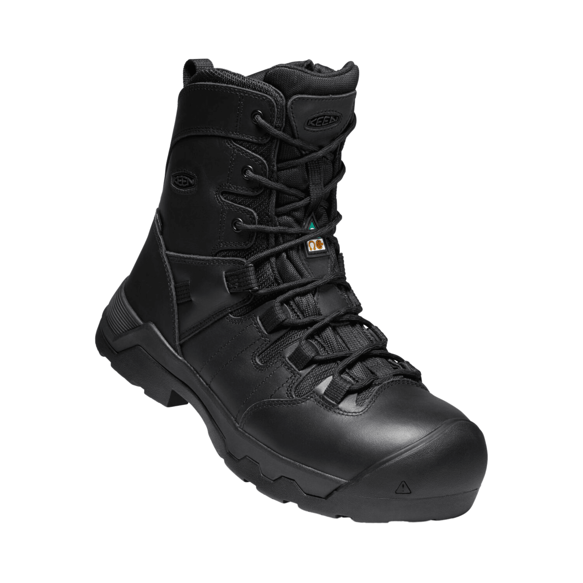 Keen Oshawa CSA 8" Side Zip WP Black - Kumpfy Shoes