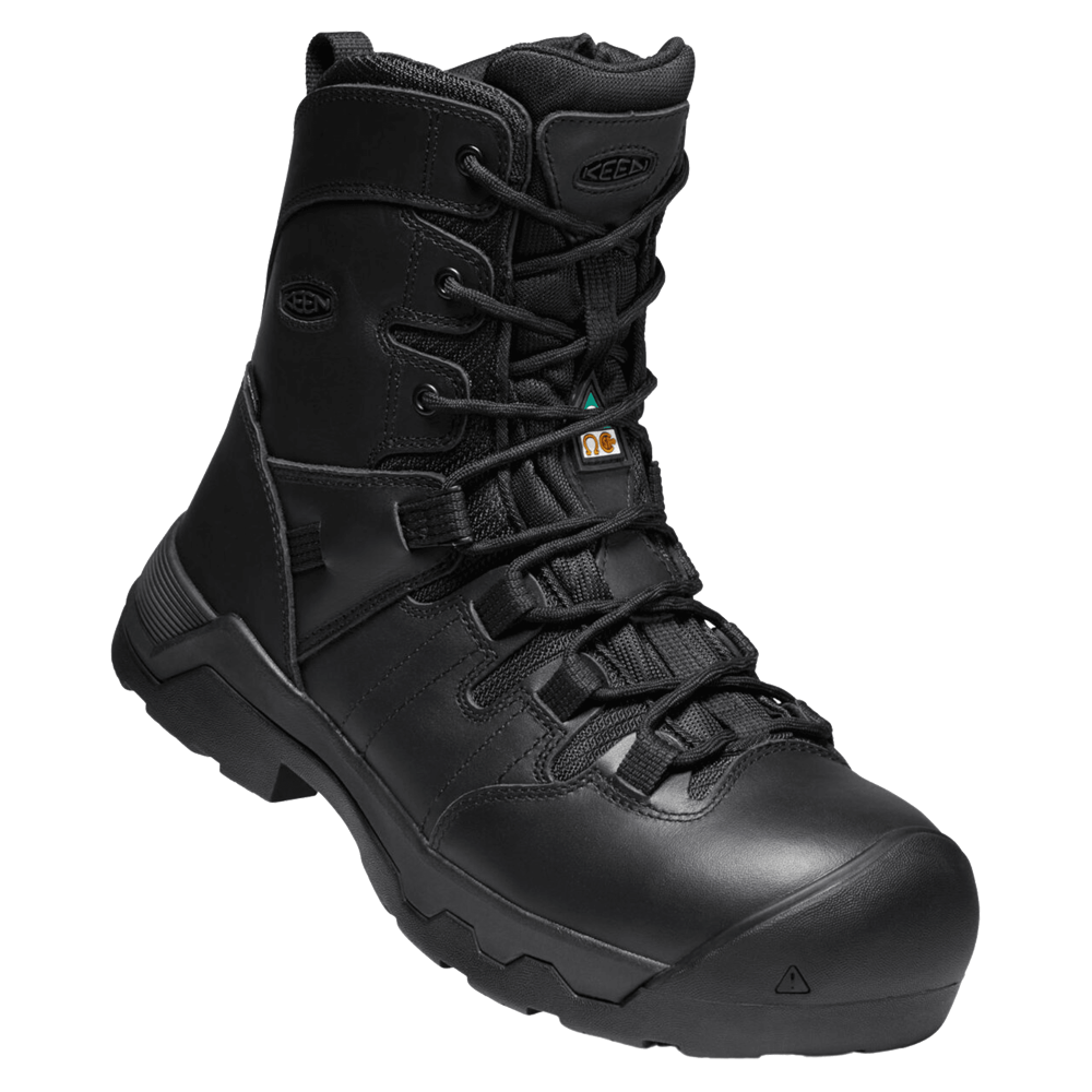 Keen Women's CSA Oshawa 8" Side Zip Waterproof Boots - Black